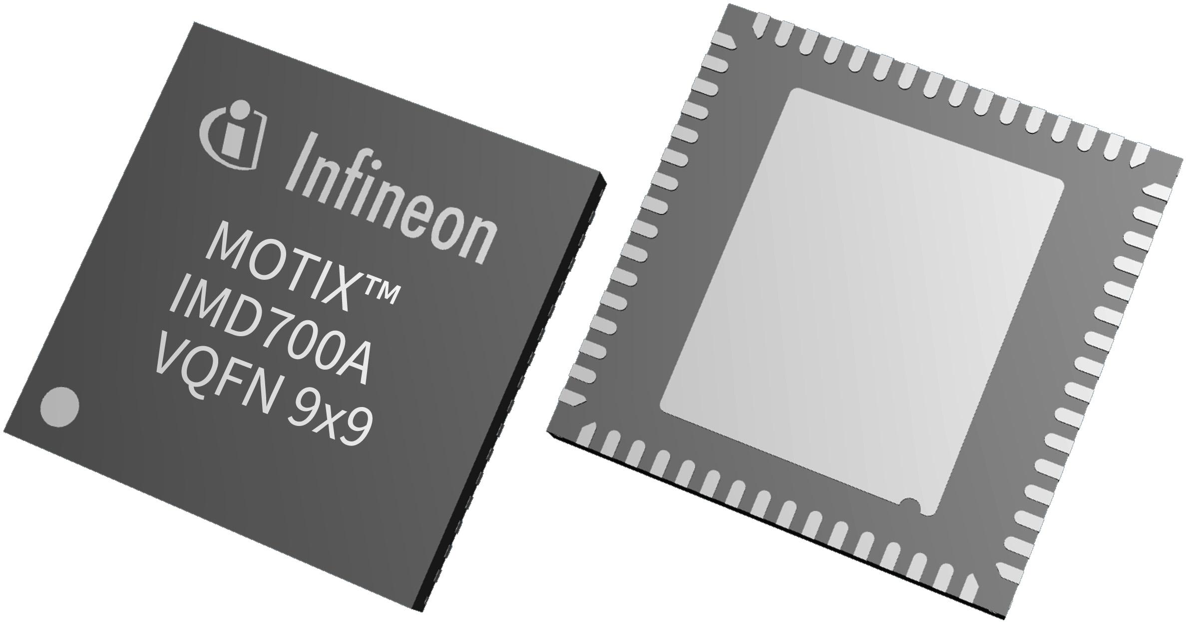 Infineon Technologies AG-IMD700AQ064X128AAXUMA1 Bewegungsmotorsteuerung Triple Half Bridge Motor Controller 64-Pin VQFN EP T/R