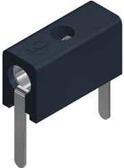 SKS Kontakttechnik-MPB 1 BLACK Équipement de test de raccordement électronique MPB 1 BLACK Test Clips, Leads & Probes - End Connector Test Socket 2 POS Solder RA Through-Hole 1 Port - Arrow.com