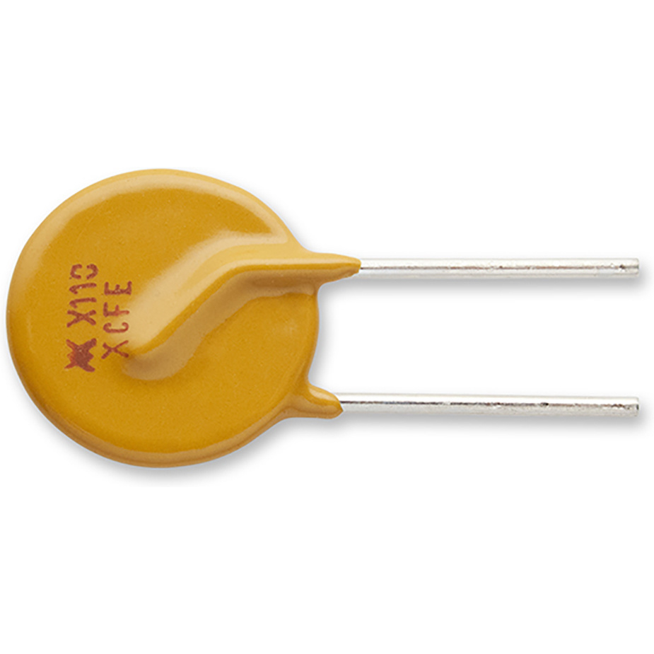 Littelfuse-RXEF110 Fusibile resettabile PTC PTC Resettable Fuse 1.1A(hold) 2.2A(trip) 72VDC 40A 1.5W 8.2s 0.15Ohm Radial 12.8 X 3mm Bag