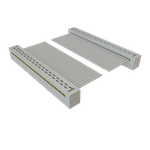 Cable Assembly 0.05m 28AWG 1mm 34 to 34 POS IDC Connector to IDC Connector F-F TIGER EYE™ Bulk