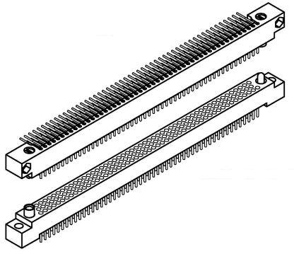Airborn-RM352-092-321-2900 Steckverbinderleisten und Leiterplattenbuchsen Conn Wire to Board HDR 92 POS 0.95mm Solder RA Thru-Hole