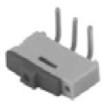 EOZ S.A.S-09.03290.01 Coulisse de commutateur Switch Slide ON ON SPDT Top Slide 0.5A 24VAC 24VDC 6VA 10000Cycles PC Pins Thru-Hole