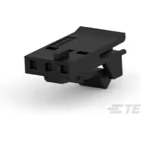 TE Connectivity-487526-2 Connector Discrete Wire Housing Conn Housing RCP 3 POS 2.54mm Crimp ST Cable Mount Carton