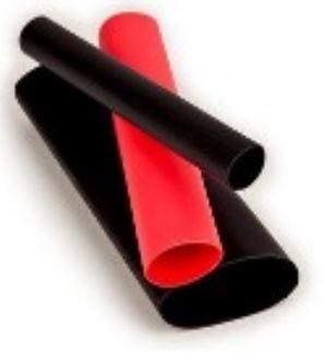 3M-EPS400-.450-6"-BLACK-10-10 PC PKS Wärmeschrumpfende Produkte Heat Shrink Tubing ST Polyolefin Black Dual