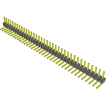 Conn Unshrouded Header HDR 36 POS 2.54mm Solder RA Side Entry Thru-Hole Bulk