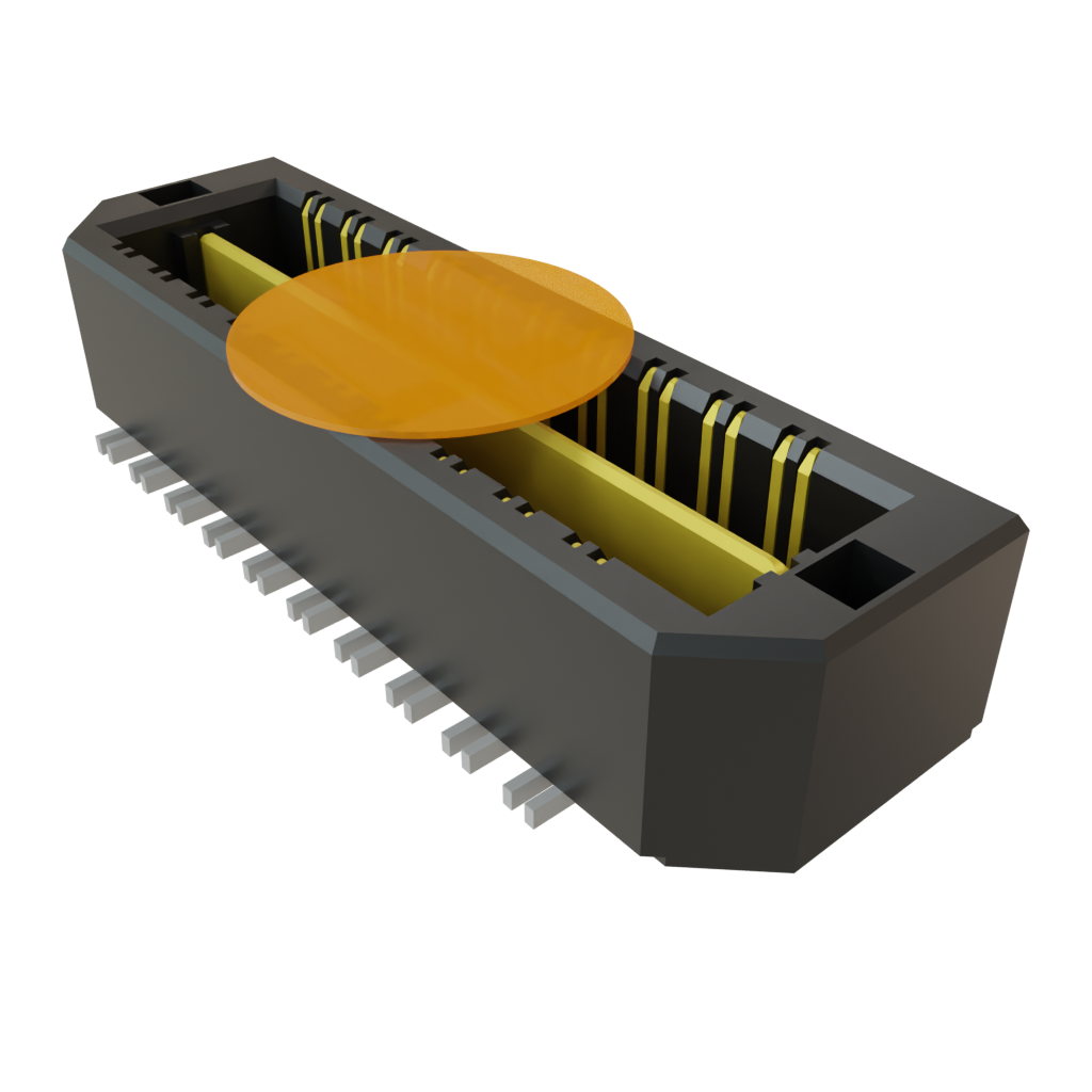 Samtec-QTH-020-01-F-D-DP-A-K-TR Embases de raccordement et réceptacles PCB Conn Micro High Speed Terminal Strip HDR 40 POS 0.5mm Solder ST Top Entry SMD T/R