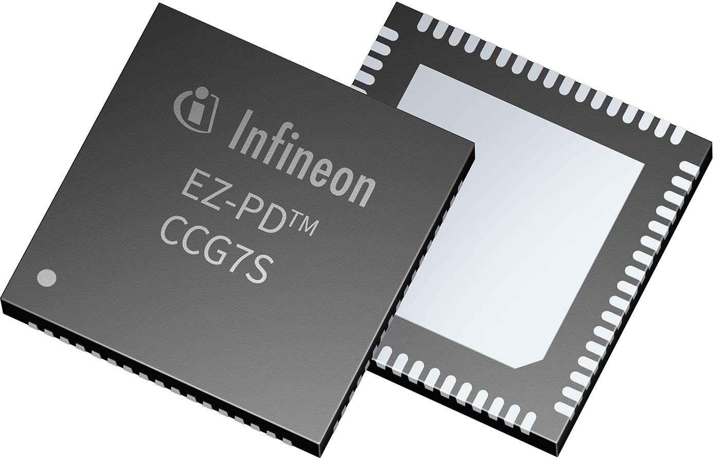 Infineon Technologies AG-CYPD7191-40LDXST USB 接口集成电路 High Speed Basic USB Type-C Controller USB-C 5V/9V/12V/15V/18V T/R Automotive 40-Pin QFN EP