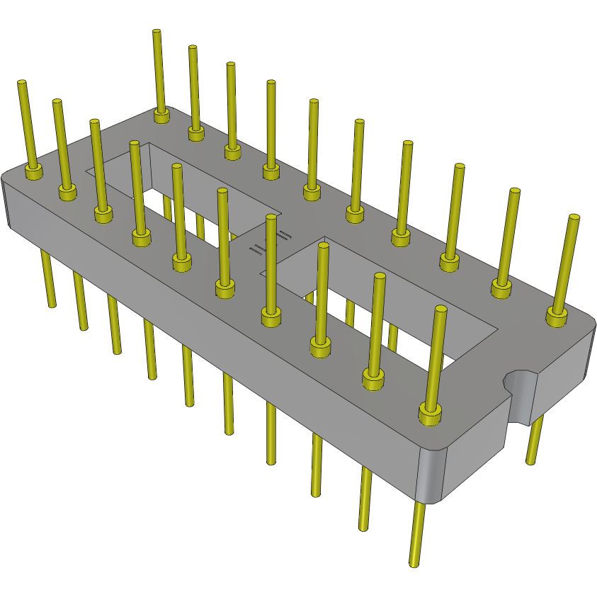 Samtec-APA-320-G-A1 插座连接器 Conn DIP Adapter HDR 20 POS 2.54mm ST Thru-Hole Bulk