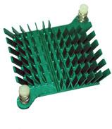 Advanced Thermal Solutions-ATS-1038-C3-R0 Dissipateur thermique Heat Sink Passive Spread Screw Mount Aluminum 5°C/W Green Anodized