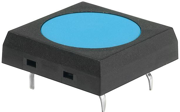 NKK Switches-JF15SP2G Tastschalter Switch Tactile OFF (ON) SPST Flush Round Button PC Pins 0.05A 24VDC 500000Cycles 3N Thru-Hole