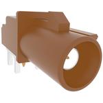 Conn SMB 0Hz to 2.5GHz 50Ohm Solder RA Thru-Hole PL Gold Tray