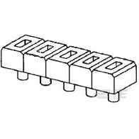 TE Connectivity-85920-1 Steckverbinderzubehör Connector Accessories Bushing Insulator Straight Natural Carton