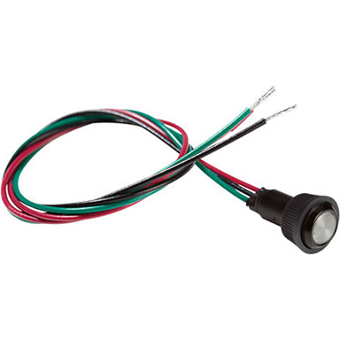 Bivar-PM53-KNYGW12.0 Panel Mount Indicators LED Panel Mount Indicator Bi-Color Green/Yellow 568nm/590nm 12mcd/11mcd 3-Pin Bag