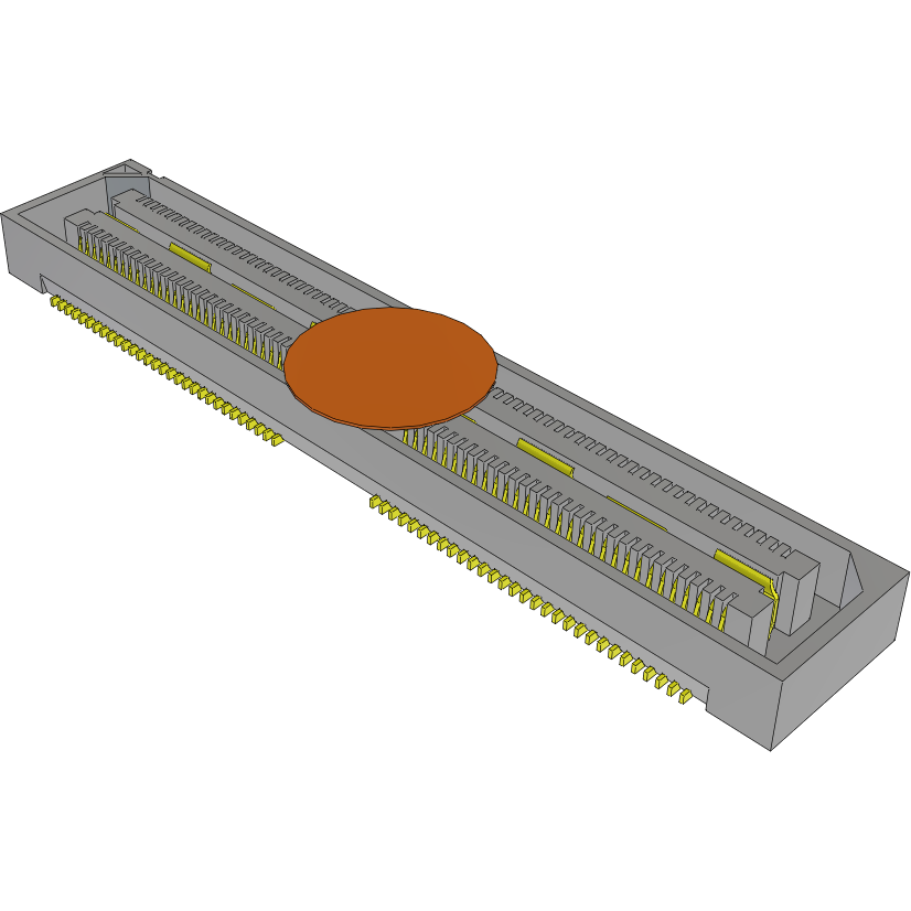 Samtec-QSH-060-01-L-D-K-TR Steckverbinderleisten und Leiterplattenbuchsen Conn Micro High Speed Socket Strip SKT 120 POS 0.5mm Solder ST Top Entry SMD Q Strip® T/R