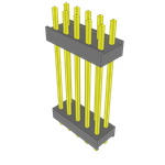 Conn Board Stacker HDR 10 POS 2.54mm Solder ST Top Entry Thru-Hole Bulk