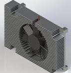 iWave Systems-IW-FSKALU-CLASLR-CU01 Dissipatore Heat Sink Passive FPGA Horizontal Screw Mount Aluminum 6063-T5 Clear Anodized