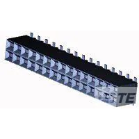 TE Connectivity-6-147105-5 Connector Headers and PCB Receptacles Conn Socket Strip SKT 30 POS 2.54mm Solder ST Top Entry SMD Reel