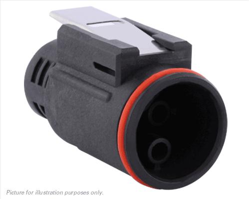 SOURIAU-UTL6102G1W3P Steckverbinder, rund Conn Circular (2)PIN/SKT 6 POS Crimp ST Cable Mount 6 Terminal 1 Port