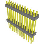Conn Board Stacker HDR 24 POS 2.54mm Solder ST Top Entry Thru-Hole Bulk