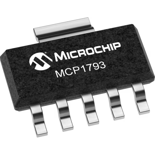 Microchip Technology-MCP1793T-3302H/DC Linear Regulators LDO Regulator Pos 3.3V 0.1A 6-Pin(5+Tab) SOT-223 T/R Automotive AEC-Q100