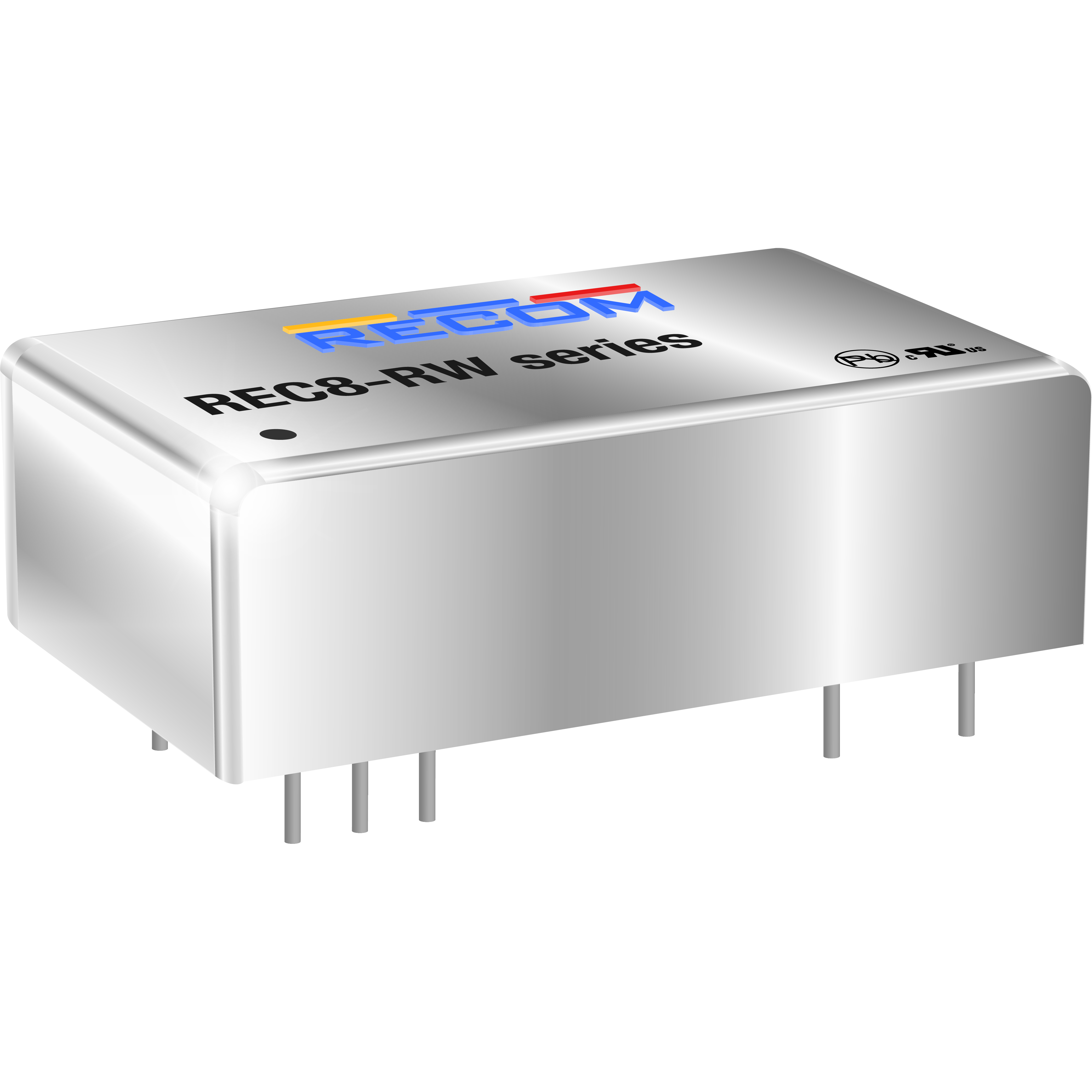 RECOM Power-REC8-4805SRWZ/H2/A/M Convertisseur CC en CC et module de régulateur de commutation Module DC-DC 48VIN 1-OUT 5V 1.6A 8W Medical 9-Pin Metal DIP Tube