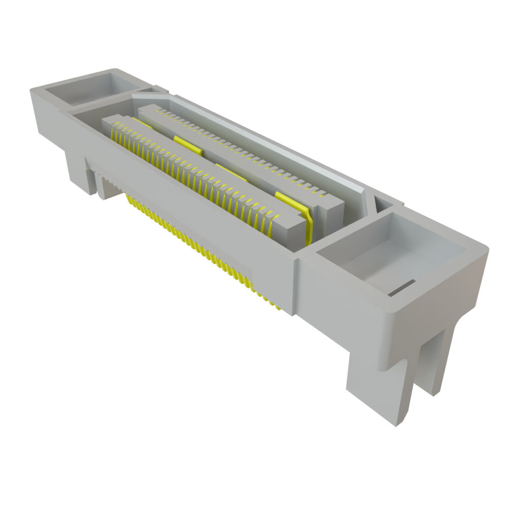 Samtec-QSH-030-01-F-D-EM2 Cabezales del conector y receptáculos PCB Conn Micro High Speed Socket Strip SKT 60 POS 0.5mm Solder ST Edge Mount Tray