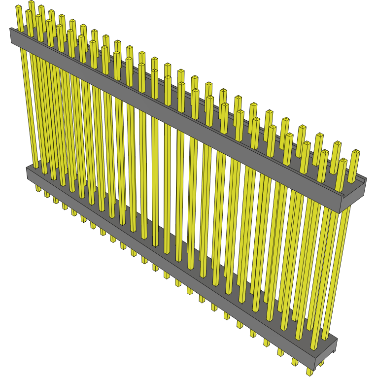 Samtec-DW-25-14-F-D-1165 Steckverbinderleisten und Leiterplattenbuchsen Conn Board Stacker HDR 50 POS 2.54mm Solder ST Top Entry Thru-Hole Bulk