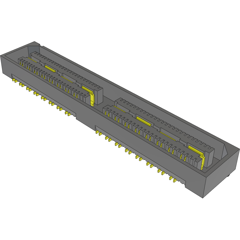 Samtec-QSS-032-01-H-D-DP-A Piastre connettori e prese PCB Conn Socket Strip SKT 64 POS 0.635mm Solder ST SMD Tray
