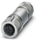 PHOENIX CONTACT-1432664 Sensor Accessories Connector, 5-position, shielded, Socket straight M12