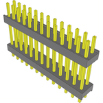 Conn Board Stacker HDR 26 POS 2.54mm Solder ST Top Entry Thru-Hole Bulk