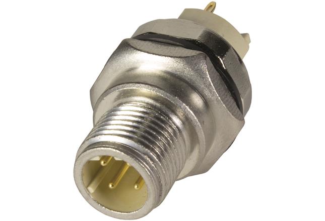 HARTING-21033811431 Steckverbinder, rund Conn M12 Circular PIN 4 POS Solder ST Thru-Hole 4 Terminal 1 Port