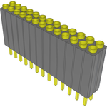 Conn Socket Strip SKT 26 POS 2.54mm Solder ST Top Entry Thru-Hole Bulk
