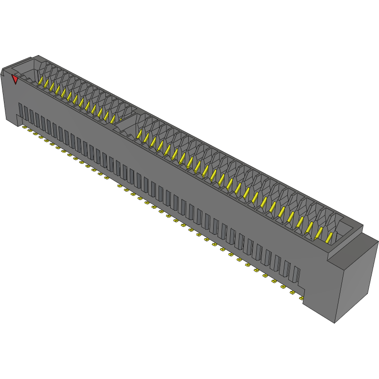 Samtec-MECF-40-02-L-DV-WT Estremità scheda connettore Conn Card Edge F 80 POS 1.27mm Solder ST SMD Tube