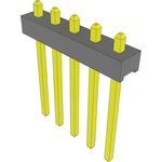 Conn Unshrouded Header HDR 5 POS 2mm Solder ST Top Entry Thru-Hole Bulk