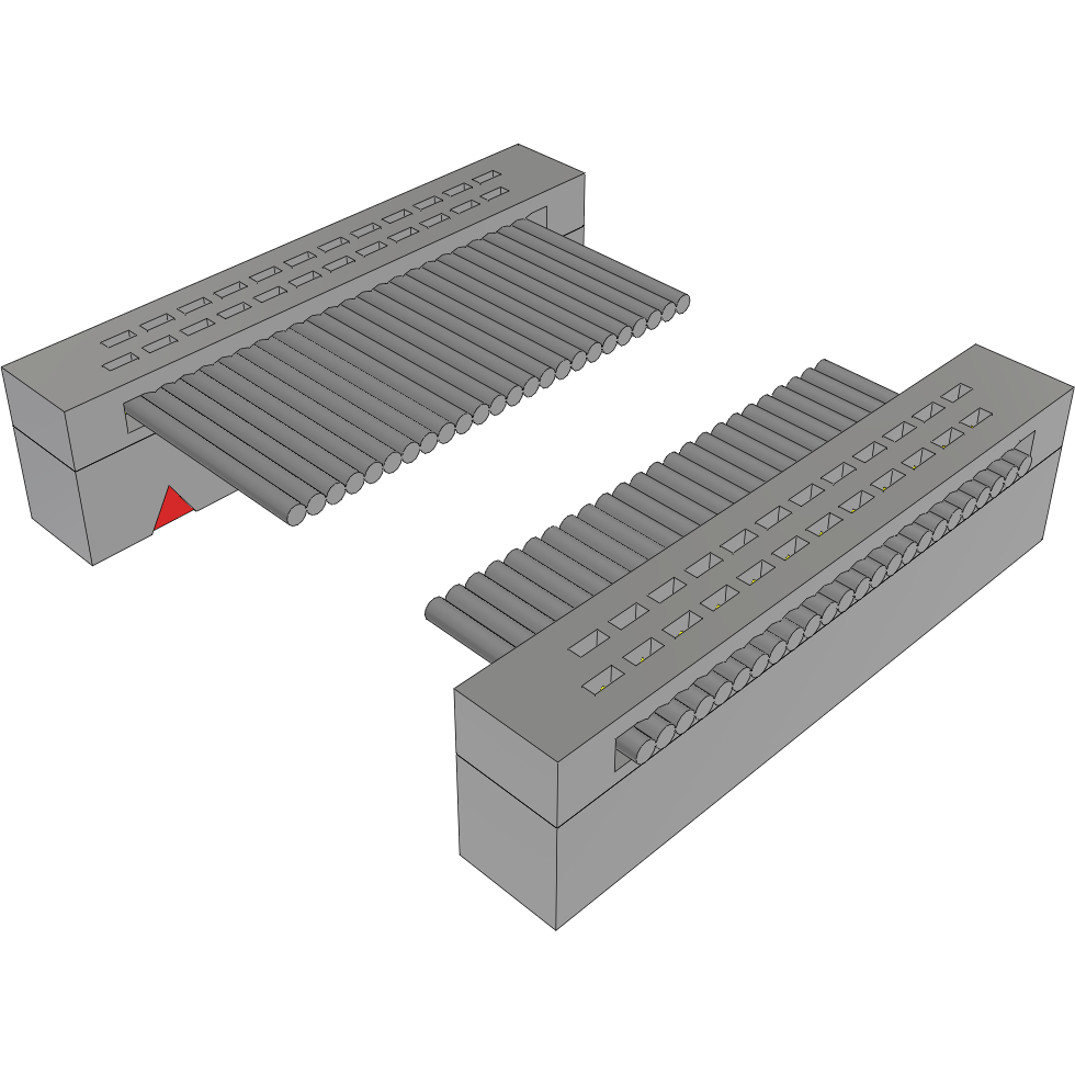 Samtec-FFSD-12-D-08.75-01-N-RN2 Flachband Kabelbaugruppen Cable Assembly 0.222m 30AWG 1.27mm 24 to 24 POS IDC Connector to IDC Connector F-F TIGER EYE™ Bulk