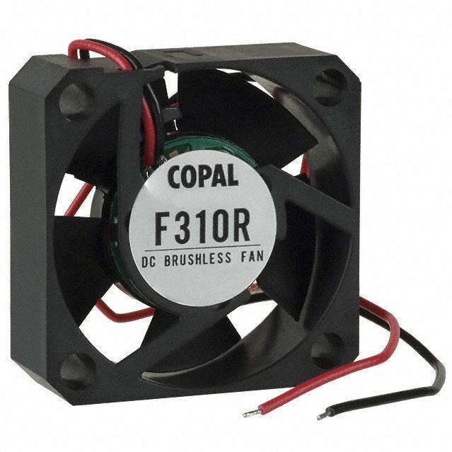 NIDEC Copal Electronics-F310R-12LC Sopladores y ventiladores DC Fan Sleeve Bearing 12V 0.04A 7000RPM 3.18CFM 17dB Flange Mount
