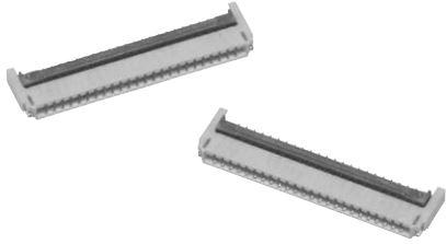 Omron-XF2W-0715-1A Steckverbinder, FFC-FPC Conn FPC Connector SKT 7 POS 0.5mm Solder RA SMD Reel