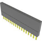 Conn Elevated Socket SKT 17 POS 2.54mm Solder ST Top Entry Thru-Hole Tube