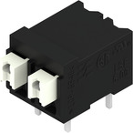 Weidmuller-1824740000 Bloques terminales del conector Conn PCB Terminal Block 2 POS 5mm Solder RA Thru-Hole 12A Tube