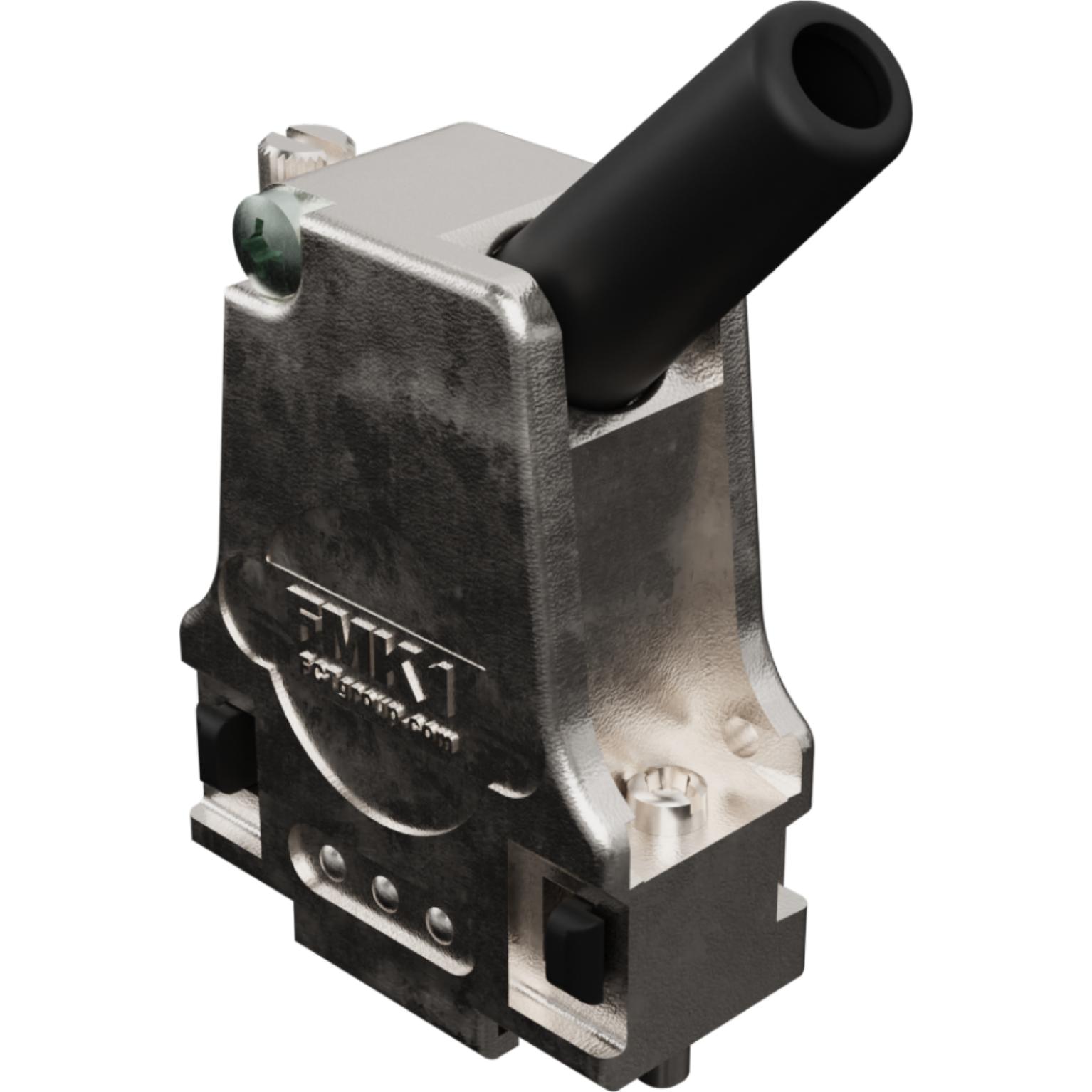 Molex-173111-0306 Backshells Hood 45° 1 Shell Size Nickel Zinc Die Cast Screw Lock FCT Products