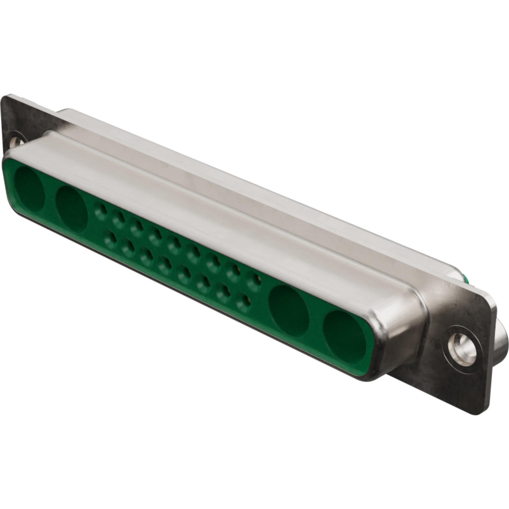 Molex-1731070611 Steckverbinder, D-Sub Conn Combo D-Sub F 17Signal/4Cavity POS 1.42mm Solder Cup ST Cable Mount 17 Terminal 1 Port FCT Products Carton