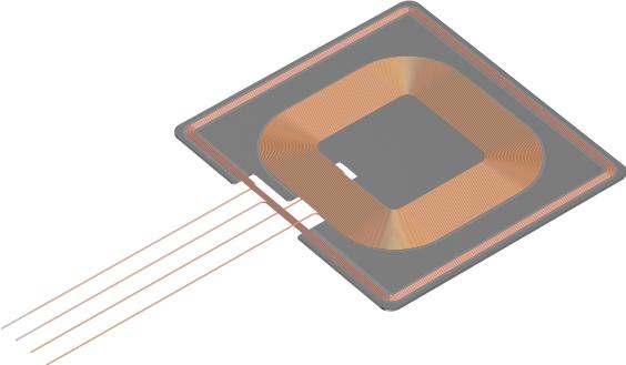 TDK-WR524825-17M6-NF-G Wireless Charging Coils Wireless Charging Coil Receiver 16.8uH 100KHz 0.75OhmDCR Through Hole