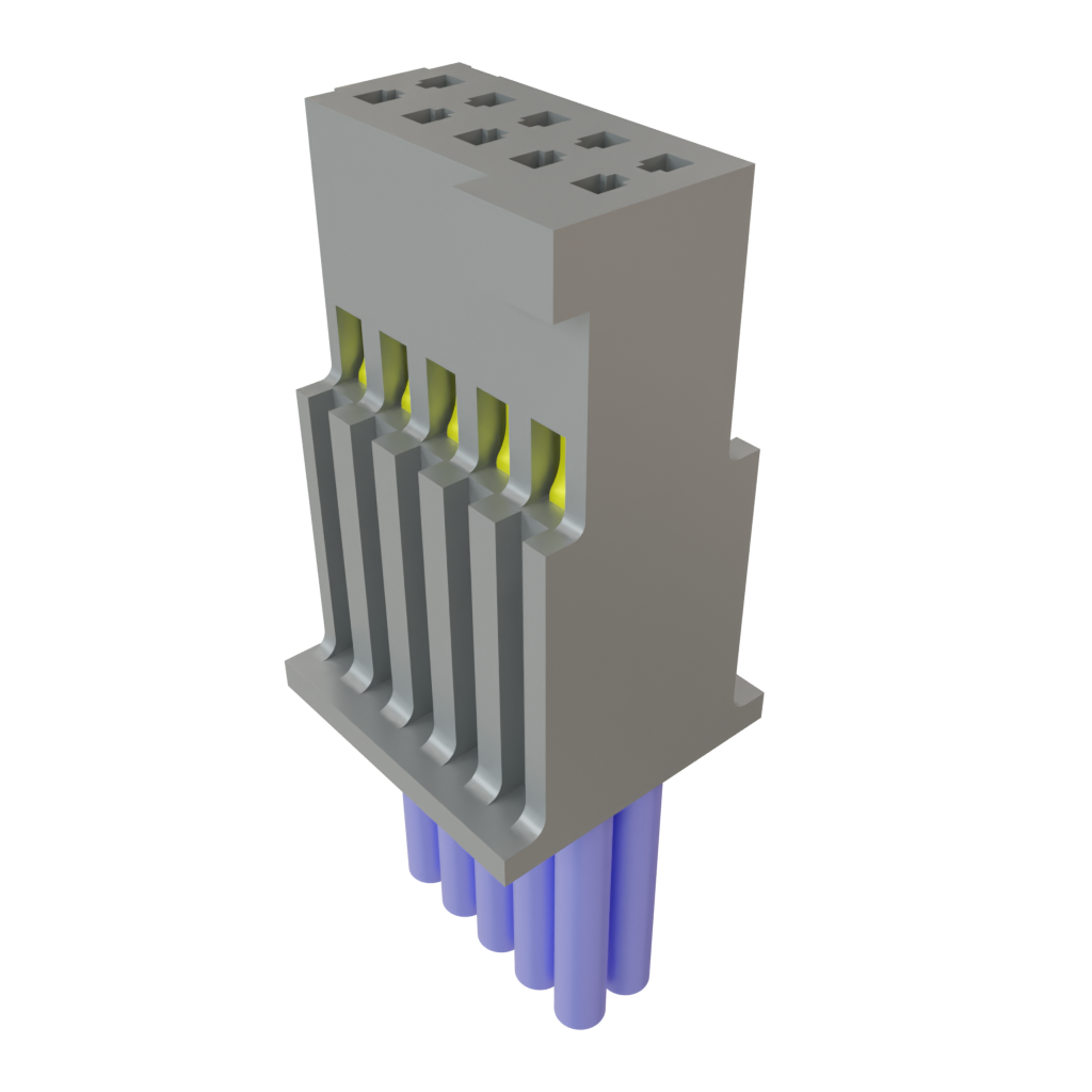 Samtec-SFSD-05-28-G-06.00-S Assemblaggio cavo Altro Cable Assembly Discrete Wire 0.152m 28AWG Socket Strip 10 POS SKT Crimp TIGER EYE™ Layer
