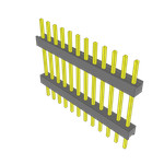 Conn Board Stacker HDR 12 POS 2.54mm Solder ST Top Entry Thru-Hole Bulk