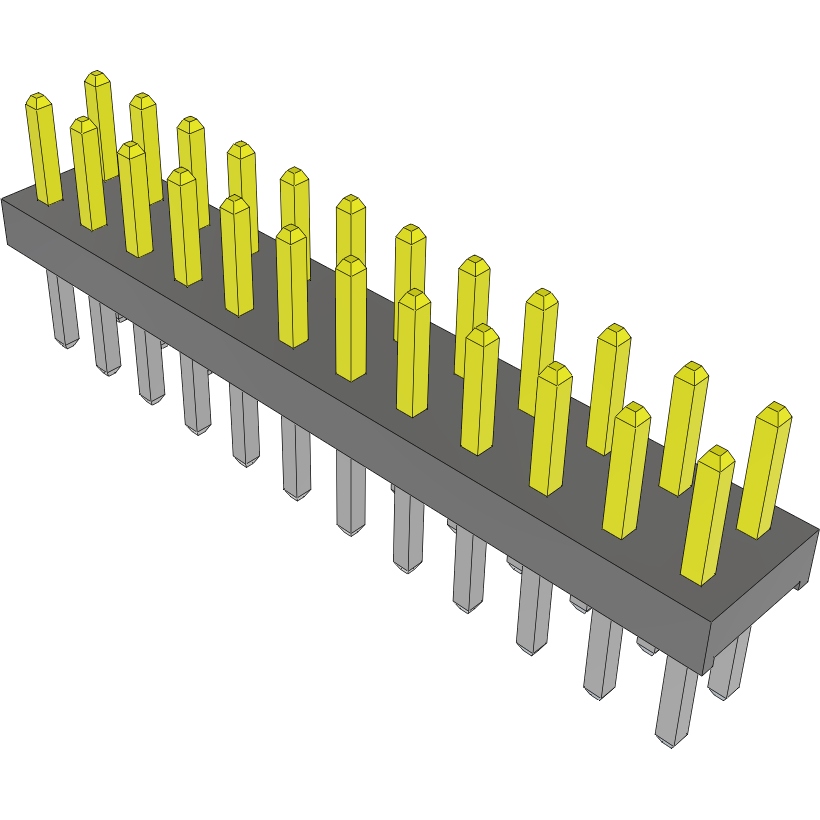 Samtec-TMM-112-01-SM-D Steckverbinderleisten und Leiterplattenbuchsen Conn Unshrouded Header HDR 24 POS 2mm Solder ST Top Entry Thru-Hole Bulk