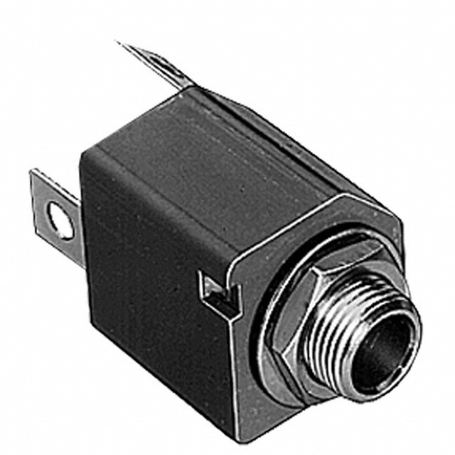 Switchcraft-Z15J Connector Audio and Video Conn 1/4" Speaker Jack F 2 POS Solder ST Panel Mount 2 Terminal 1 Port