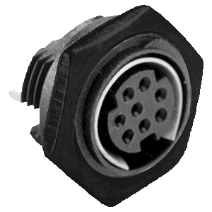 Same Sky (formerly CUI Devices)-MD-80CV Conector circular Conn Circular DIN SKT 8 POS Solder ST Panel Mount 8 Terminal 1 Port