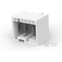 TE Connectivity-1971845-3 Cabezales del conector y receptáculos PCB Conn Shrouded Header (4 Sides) HDR 3 POS 5mm Solder ST Thru-Hole Box