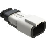 Conn Housing PL 3 POS Crimp ST Cable Mount White