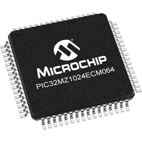 Microchip Technology-PIC32MZ1024ECM064-I/PT Secure Microcontrollers and TPM Secure MCU 32bit PIC32 PIC RISC 1MB Flash 3.3V 64-Pin TQFP Tray